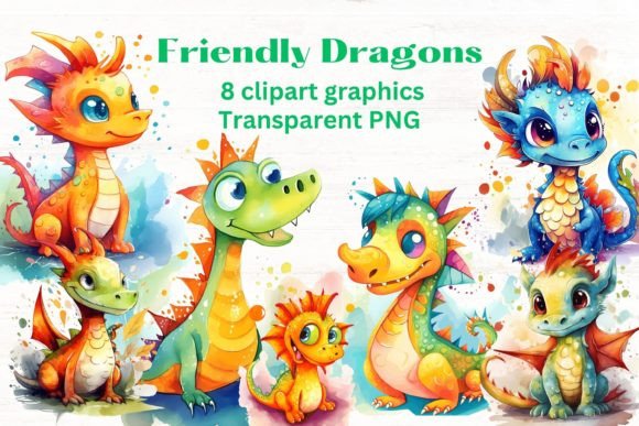 Charming Dragon Clipart for Kids: Creative Uses for Your Projects