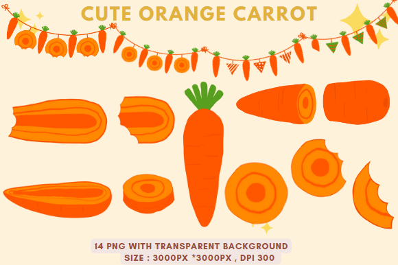 Charming Orange Carrot PNGs: A Designer's Go-To Asset