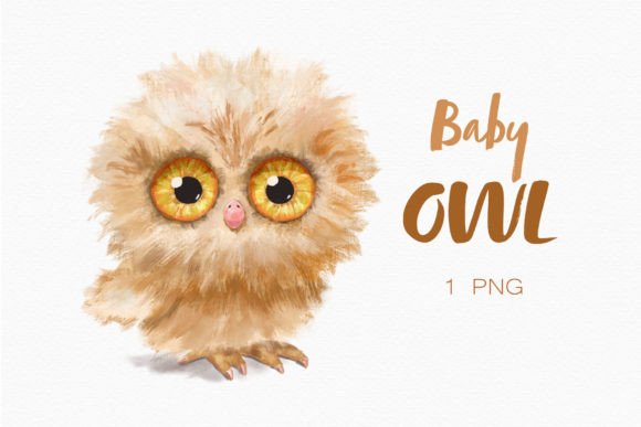 Cute Owl Clipart Baby Bird PNG: A Designer's Essential Asset