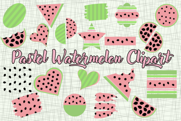 Refreshing Your Visuals with Pastel Watermelon Clipart